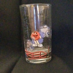 M&M Red character glass